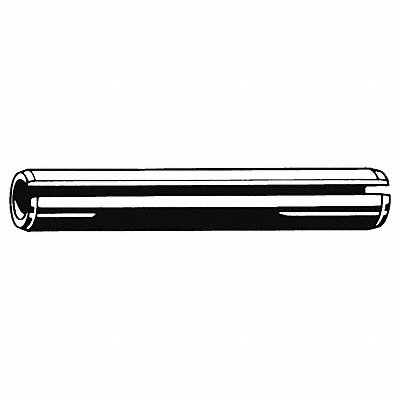 GRAINGER M391000250008 Spring Pin Slotted 2.5x8mm PK100