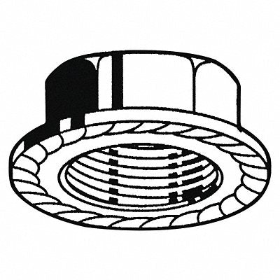 GRAINGER M116101200001 Flng Lock Nut Znc Stl M12-1.75 Class 8 100PK