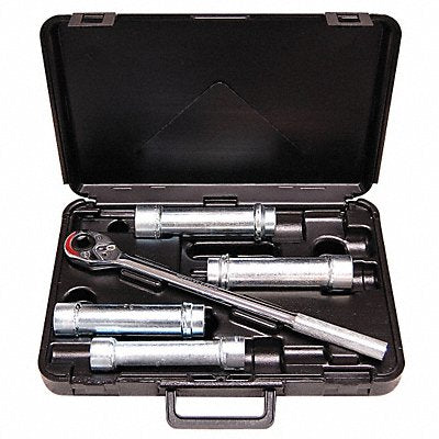 WHEELER-REX 964 Impact Socket Set Stl Zinc Plated 1 1/16-1 1/4 in