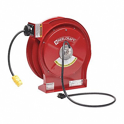 REELCRAFT L55501233 CORD REEL ONE OUTLET 50FT 12 AWG/3 COND