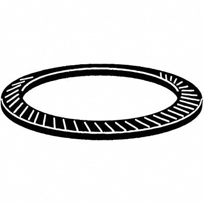 GRAINGER M363951200001 Disc Spring 1.0mm Thick Steel PK100