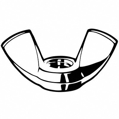GRAINGER M518101200001 Wing Nut 18-8 SS 47.5x22.5mm M12-1.75 10PK