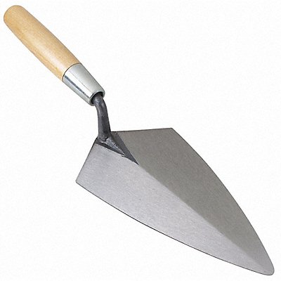 KRAFT TOOL BL750 Philadelphia Trowel 10inL 5 3/8inW Steel