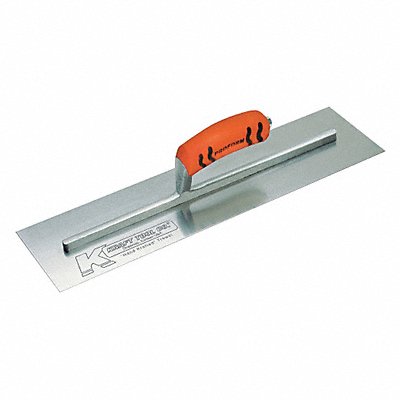 KRAFT TOOL CF201PF Square End Trowel 10inL 3inW CarbonSteel
