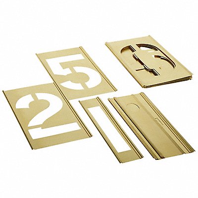 C.H. HANSON 10015 5 Inch 15 Piece Set Of Numbers Stencils