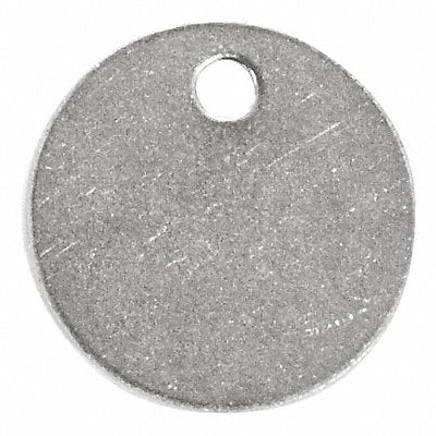 GRAINGER 41841 Blank Tag Alum 1 1/4in H 1 1/4in W PK100