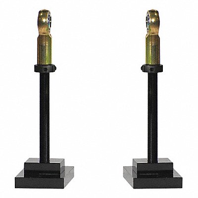 BURRELL SCIENTIFIC 757795100 Pillar Support Blocks Aluminum 3/4india