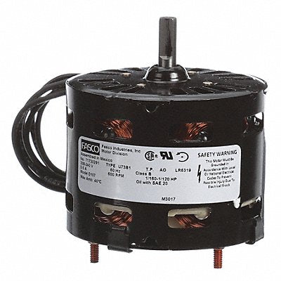 FASCO D107 Motor 1/120 to 1/160 HP 600 rpm208-230V