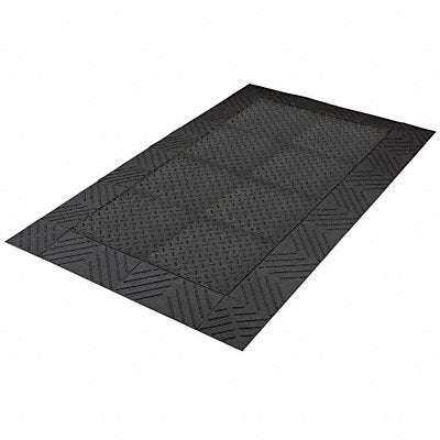NOTRAX 621S3660BL Antifatigue Mat Black 3ft. x 5ft.