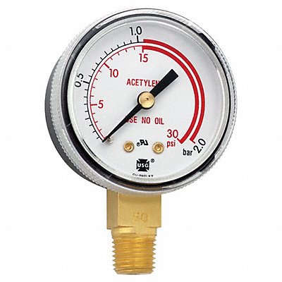 MILLER ELECTRIC GA14303 K4563 Pressure Gauge 0 to 100 psi 0 to 7 Bar