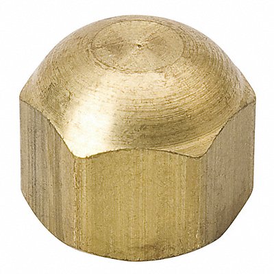 MUELLER A04544 1/4 SAE Cap Brass 700 psi Max