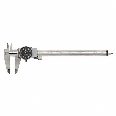 TESA BROWN  SHARPE 599579851 Dial Caliper Range 0 to 8In Jaw 1.9In