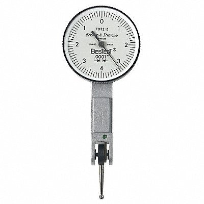 TESA BROWN  SHARPE 59970333 Dial Test Indicator Vertical 0 to 0.008 In