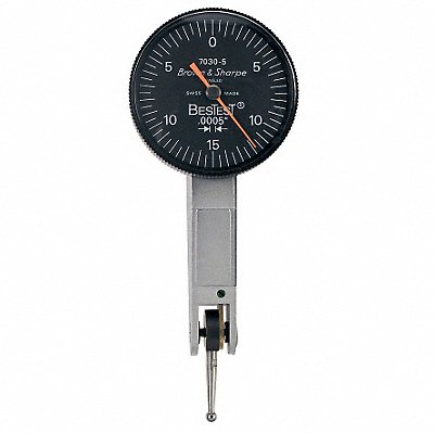 TESA BROWN  SHARPE 59970355 Dial Test Indicator Vertical 0 to 0.020 In