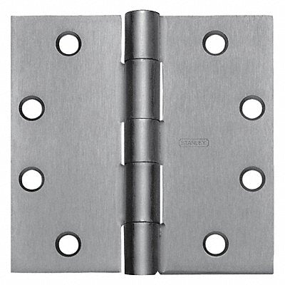 BEST F17945X45DOORHINGE4STL Full Mortise Hinge 4-1/2inH Satin Brass