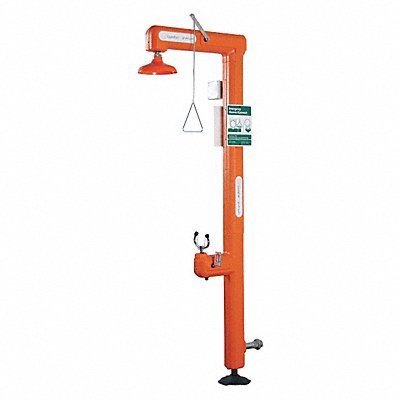 GUARDIAN EQUIPMENT GFR3110 Heat-Trace Shower/Eyewash NPT Btm
