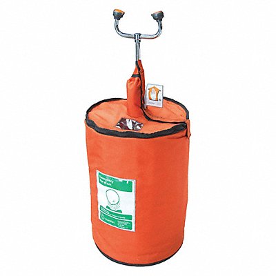 GUARDIAN EQUIPMENT G1562HTR Heated Eye Wash Station 15 gal 3.6 gpm