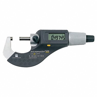 TESA BROWN  SHARPE 6030010 Outside Micrometer 0 to 1.2 /0 to 30mm