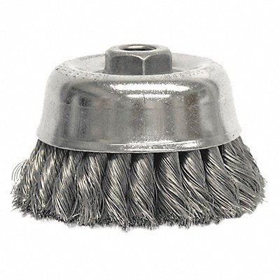 WEILER 12766 Cup Brush Steel Wire 2 Rows