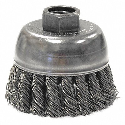 WEILER 13283 Knot Wire Cup Brush Carbon Stl
