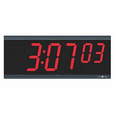 GRAINGER 9D46BRCT Wall Clock Digital Electric