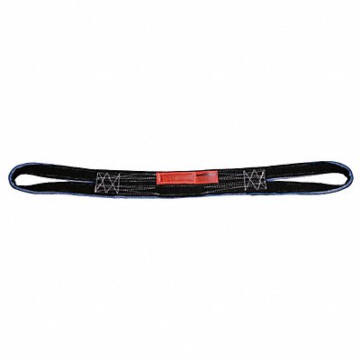LIFT-ALL RE2804TX6 Web Sling Reverse Eye 6 ft L 13000 lb