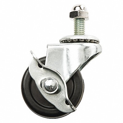 STEINER 54606 Locking Swivel Castor 2 in Dia Black