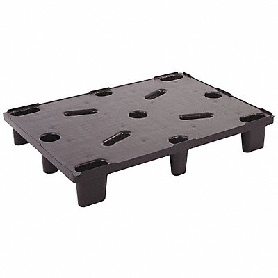 GRAINGER 42X30SMALLFORMATPALLET Pallet 41-13/16in.Lx29-13/16in.H Black