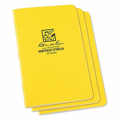 RITE IN THE RAIN 361FX All Weather Notebook Nonwirebound PK3