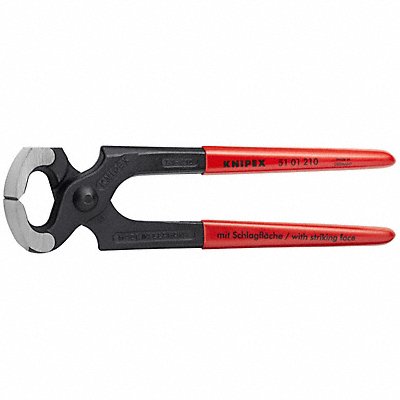 KNIPEX 5101210 End Cutting Pliers 8-1/4in.L. Red