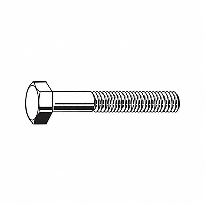 GRAINGER N041600750750 Hex Head Cap Screw Steel 7.5 3/4 -16 1PK