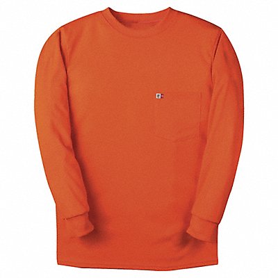 BIG BILL DW5KI6MRORA FR Crewneck Shirt M 34-1/2in. Orange