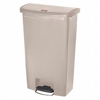 RUBBERMAID COMMERCIAL PRODUCTS 1883460 Garbage Can Rectangular 18 gal Beige
