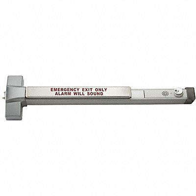 GRAINGER 6310R626AL Alarmed Exit Device Hex Dogging Fits 4In