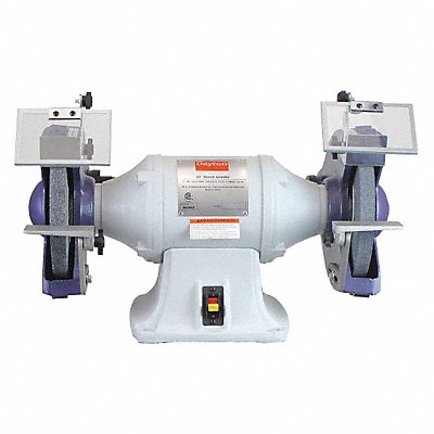 DAYTON 38UK62 Bench Grinder 10 36/120 Grit 1-1/2HP