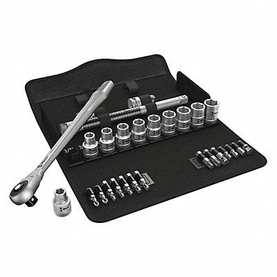 WERA 5004080001 Socket Wrench St Chrome 6Pt 3/8 - 13/16 in