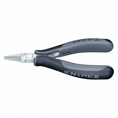 KNIPEX 3512115ESD Flat Nose Plier 4-1/2 L Smooth