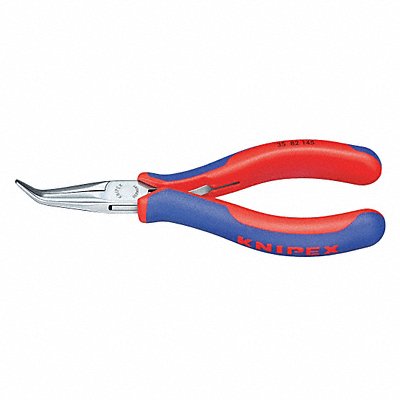 KNIPEX 3582145 Bent Long Nose Plier 5-3/4 L Smooth