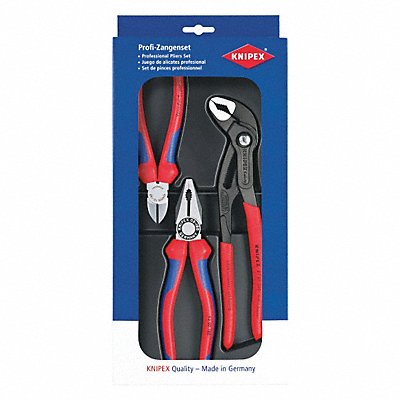 KNIPEX 002009V01 Plier Set Dipped 3 Pcs