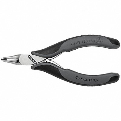 KNIPEX 6462120ESD ESD End Cutting Nippers 4-3/4in.L 3/8in.