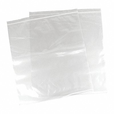 RELOC ZIPPIT 4R1820 Reclosable Poly Bag Zip Seal PK250