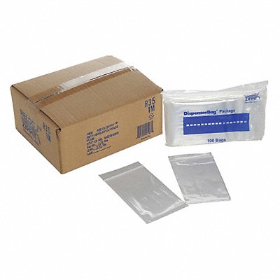 RELOC ZIPPIT R35 Reclosable Poly Bag Zip Seal PK1000