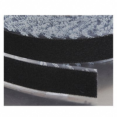 VELCRO BRAND 191140 Reclosable Fastener Loop 1-1/2 W Black