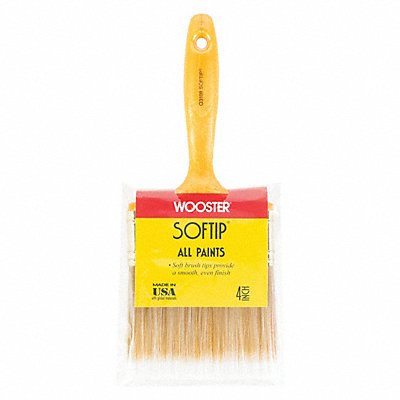 WOOSTER Q31084 Paint Brush 4 in Wall Synthetic Soft