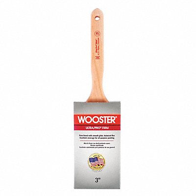 WOOSTER 41753 Brush 3 Flat Sash PET/Nylon 3 3/16 L