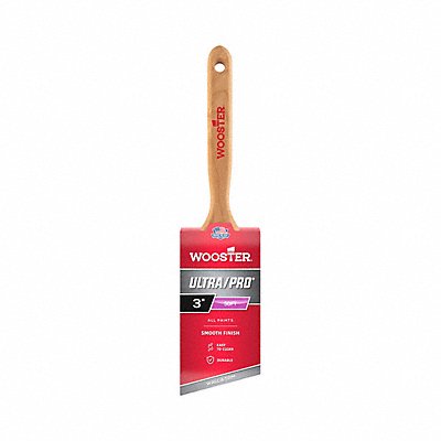 WOOSTER 41703 Paint Brush 3 in Angle Sash Nylon Soft