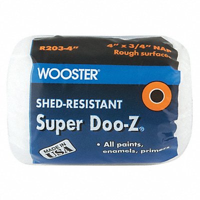 WOOSTER R2034 Paint Roller Cover 4 L 3/4 Nap Woven
