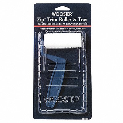 WOOSTER R1383 Trim Paint Roller Kit 3 L 3/16 Nap
