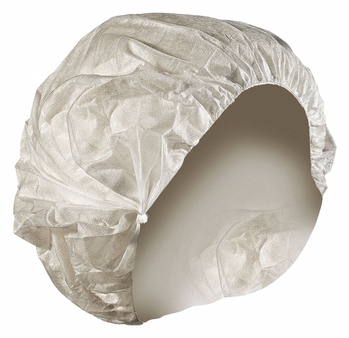 CELLUCAP BIX400P White PPL Bouffant Cap 24 in PK1000