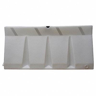 GRAINGER TB600 J2255 Polycade Traffic Barrier White 34inH